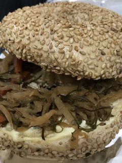 切干大根煮のベーグルサンド-レシピのメイン写真