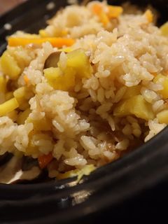 秋の彩り炊き込みご飯-レシピのメイン写真