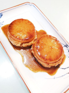大根と鶏つみれの挟み照り焼き-レシピのメイン写真