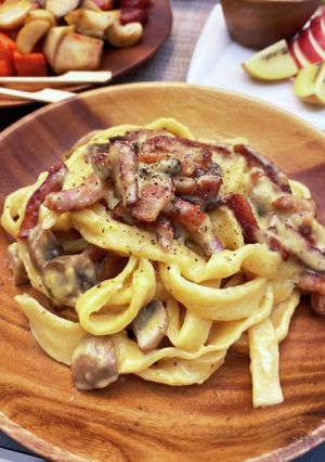 シチューアレンジ☆カルボナーラ-レシピのメイン写真