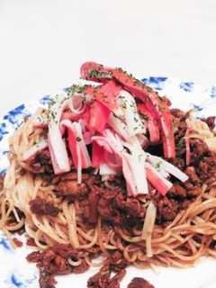 鮭のおかず味噌素麺-レシピのメイン写真