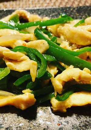 鶏胸肉の青椒肉絲☆-レシピのメイン写真