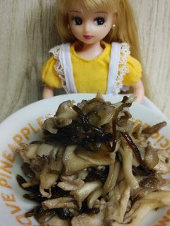 リカちゃん♡舞茸♪豚肉♪佃煮炒めയꕤ*.-レシピのメイン写真