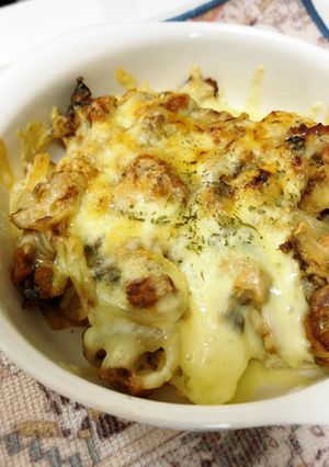 サバ味噌煮缶のパングラタン-レシピのメイン写真
