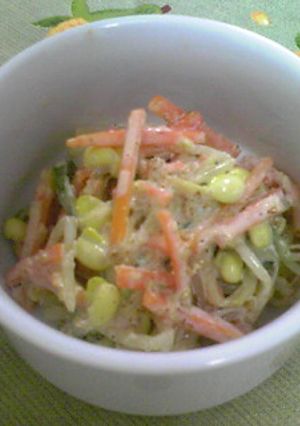 豆もやしのゴマネーズ和え-レシピのメイン写真