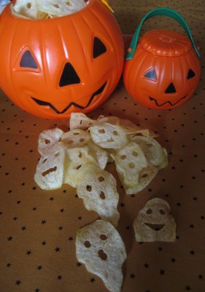 ハロウィン☆おばけチップス☆-レシピのメイン写真