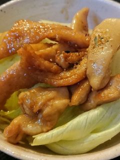 鶏皮の照り焼き-レシピのメイン写真