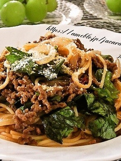 牛ひき肉のピリ辛ナポリタン-レシピのメイン写真