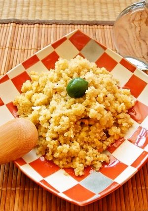 キヌアDEペペロンチーノ-レシピのメイン写真