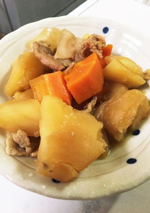 肉じゃが　すぐある材料４種類で美味い-レシピのメイン写真