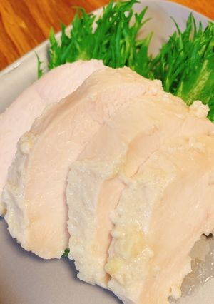 生姜好きにはたまらない！塩麹サラダチキン-レシピのメイン写真