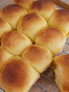 朝焼くだけ♪かぼちゃちぎりパン-レシピのメイン写真