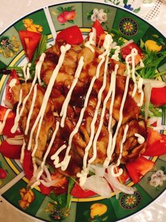 生姜焼きのサラダ-レシピのメイン写真
