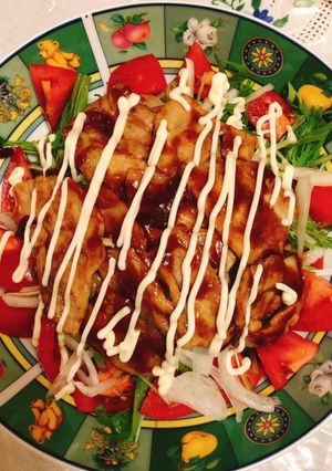 生姜焼きのサラダ-レシピのメイン写真