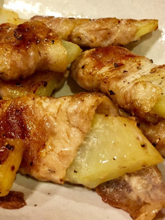 青パパイヤの豚肉巻き焼き-レシピのメイン写真
