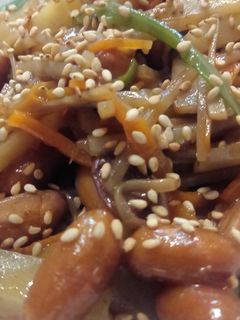 蕎麦屋の賄い風カレーきんぴら-レシピのメイン写真