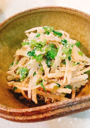 簡単！栄養満点ケールとポテトの明太子炒め-レシピのメイン写真