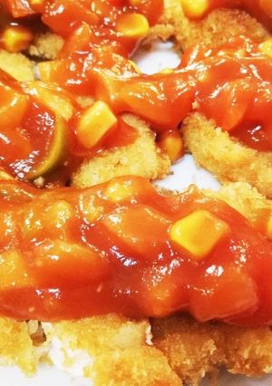 貴女風味でイタソースで鶏カツ♥ゆりさん風-レシピのメイン写真