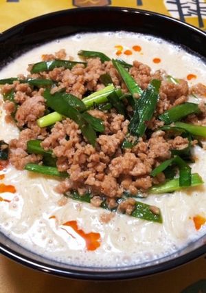 ☆ごま香る☆クリーミー坦々にゅうめん-レシピのメイン写真