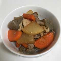 大根と人参と豚肉の炒め煮-レシピのメイン写真