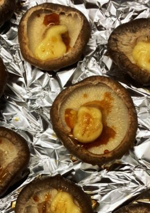 マヨ醤油焼き椎茸・トースターで楽ちん♪-レシピのメイン写真