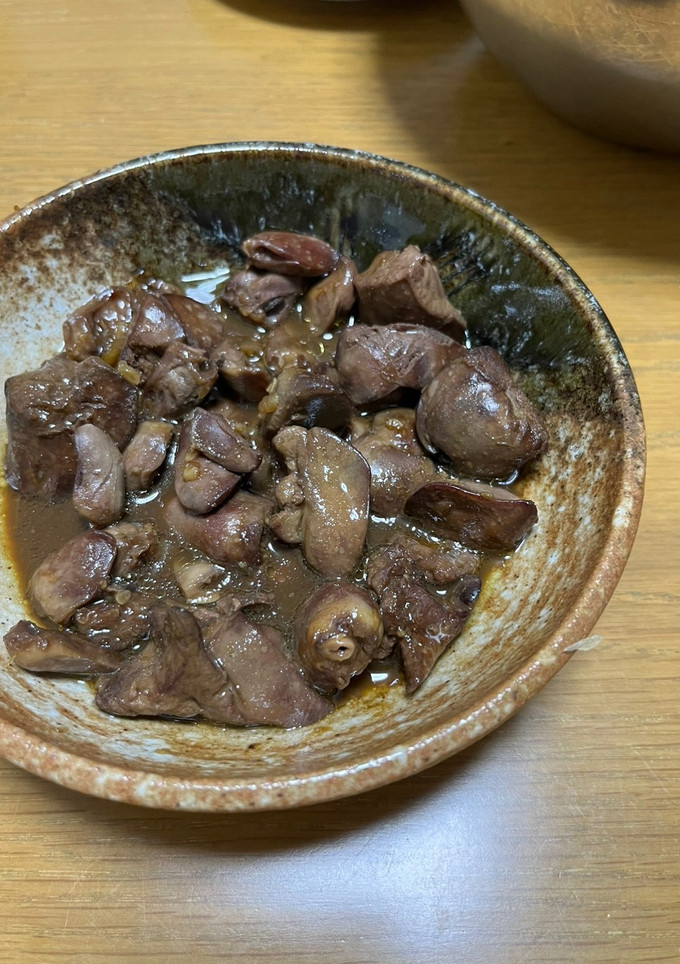 簡単でおいしい★鶏肝とハートの煮付け-レシピのメイン写真