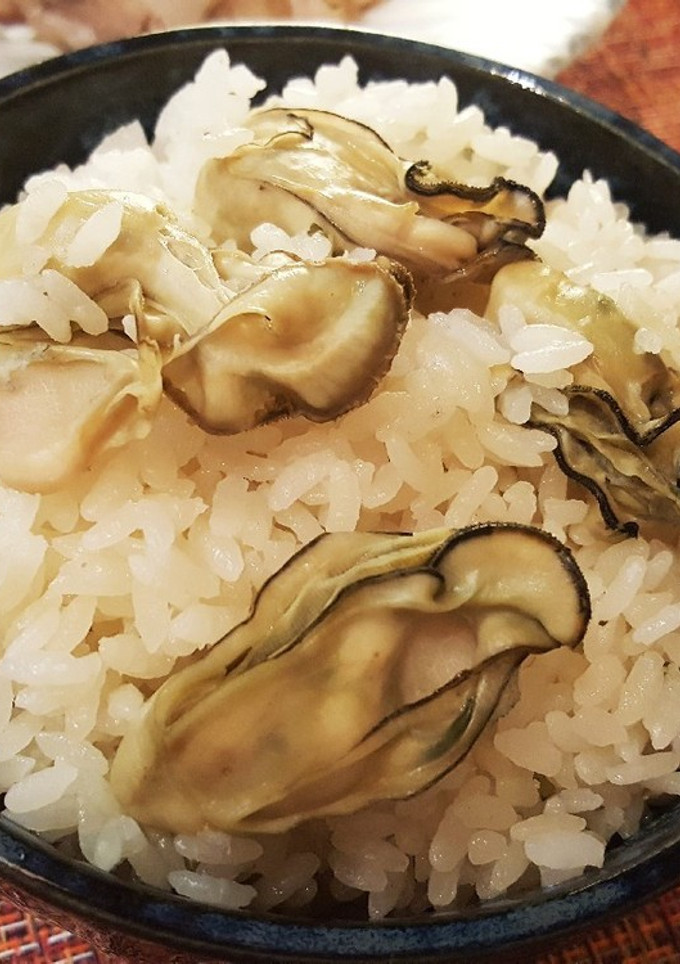 牡蠣の炊き込みご飯。(o^^o)♪-レシピのメイン写真