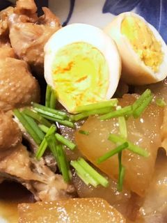 めんつゆで簡単★冬瓜と手羽元の煮物-レシピのメイン写真