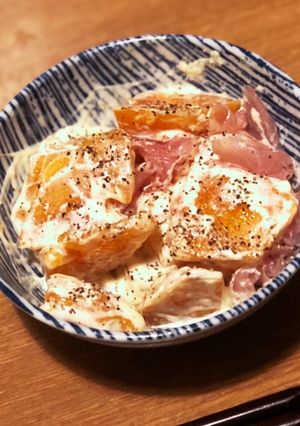 あえるだけ！柿と生ハムのサラダ-レシピのメイン写真