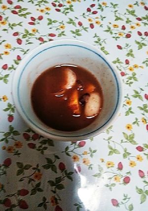 サツマイモと白玉入りぜんざい-レシピのメイン写真
