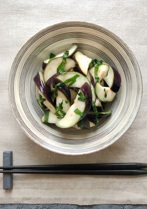 茄子と大葉のまろやかきび酢漬け-レシピのメイン写真