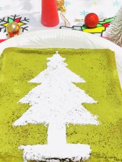 クリスマスに抹茶チーズケーキタルト-レシピのメイン写真