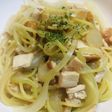 簡単♡スモークベーコンと玉ねぎパスタ