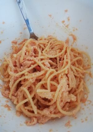 ボウル一つで★濃厚たらこ卵パスタ-レシピのメイン写真