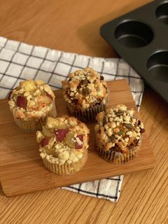 混ぜるだけ簡単♡しっとりな酵母マフィン-レシピのメイン写真