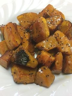 かぼちゃの飴焼き-レシピのメイン写真