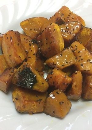 かぼちゃの飴焼き-レシピのメイン写真