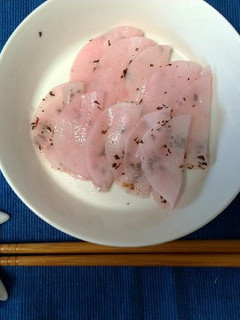 かわいい大根のゆかり千枚漬け☆-レシピのメイン写真