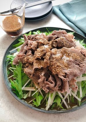 まろやかきび酢の牛肉サラダ-レシピのメイン写真