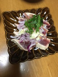 自家製☆カツオのたたき☆簡単!美味しい-レシピのメイン写真