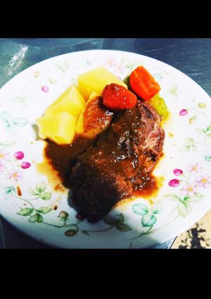 コックオーヴァン（鶏肉のワイン煮）-レシピのメイン写真