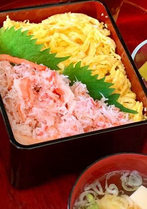ちょっと豪華なカニ散らし〜(o˘◡˘o)-レシピのメイン写真