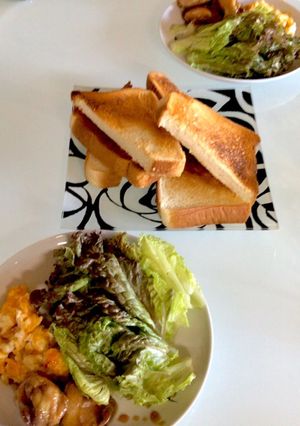 簡単朝食トースト-レシピのメイン写真