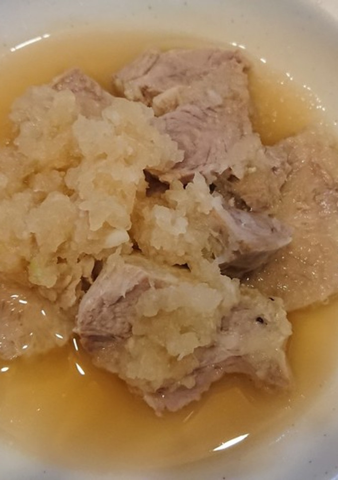 煮豚のみぞれ煮-レシピのメイン写真