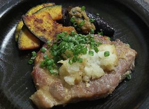豚ロース厚切りの塩麹焼き☆おろしソース-レシピのメイン写真