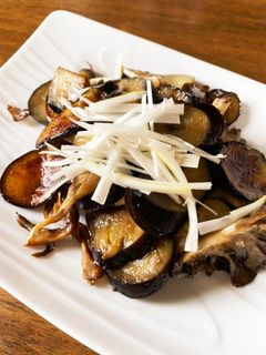 なすと舞茸のしょうゆ炒め-レシピのメイン写真