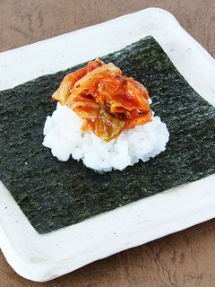 手巻ごはんキムチ-レシピのメイン写真