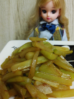 リカちゃん♡はやとうりの焼肉ダレ炒め♪-レシピのメイン写真