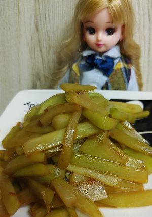 リカちゃん♡はやとうりの焼肉ダレ炒め♪-レシピのメイン写真