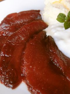 りんごの赤ワイン煮-レシピのメイン写真